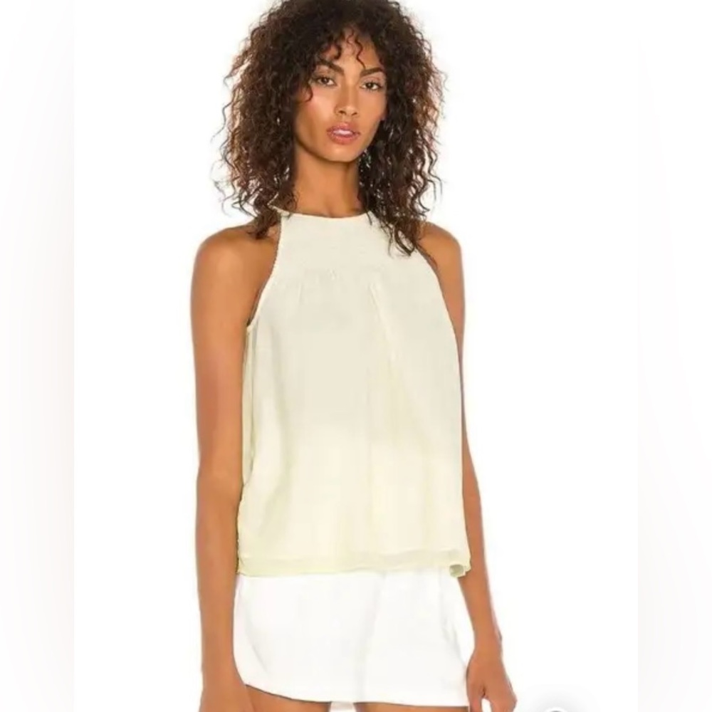 1. State Halter Dip Dye Blouse
